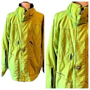 Predator Wear Neon Green Performance Wear Reflective Coat - Large
